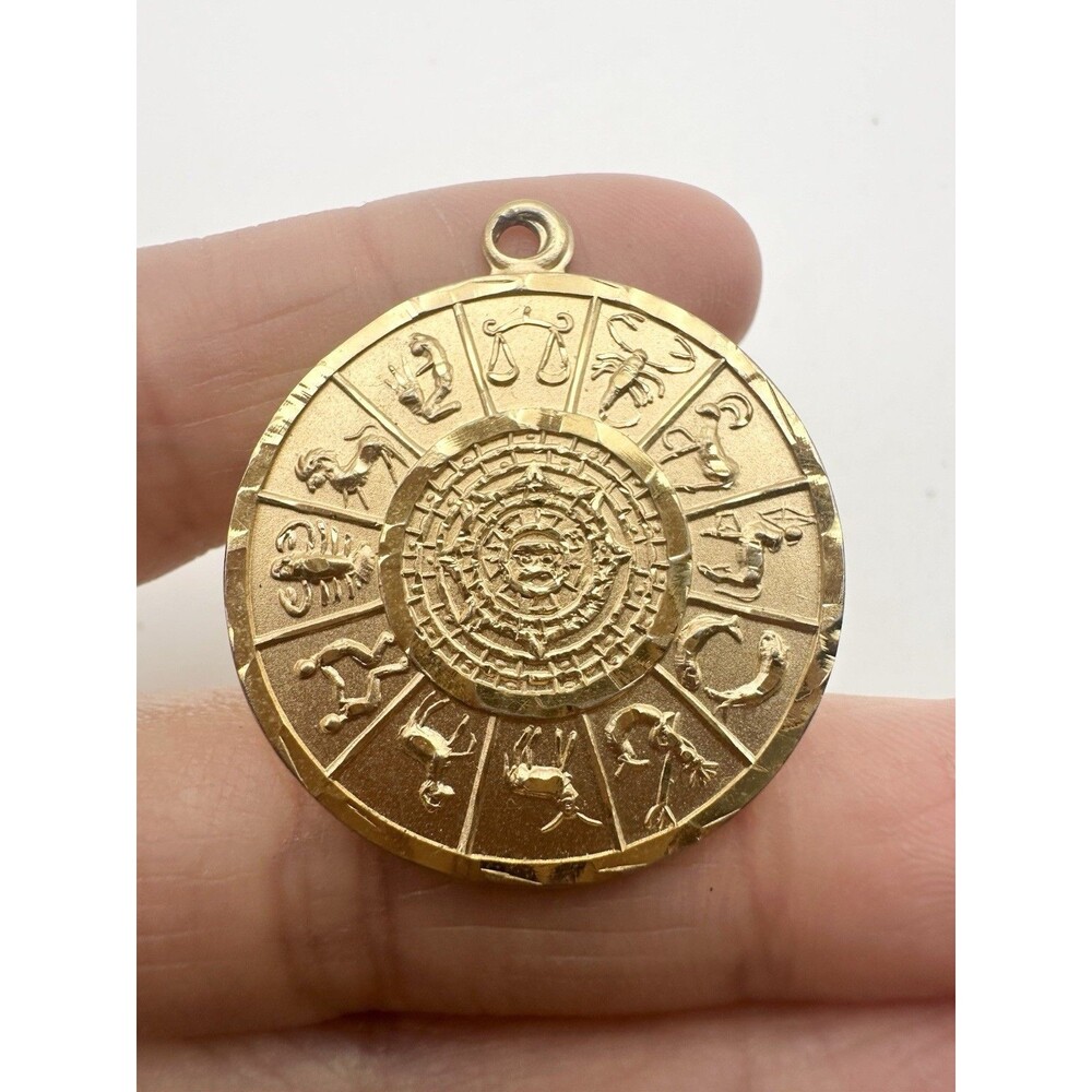 Vintage 12k Gold Plated Zodiac Charm